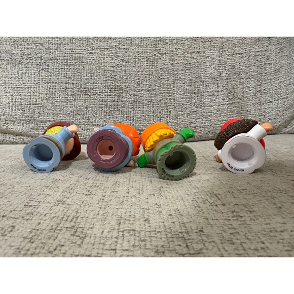 Lot of 4 Fisher Price Little People Career Figures Firefighter Teacher Scientist - Picture 4 of 8